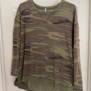Z Supply camo sweatshirt